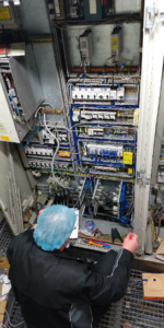 Overhaul of the control cabinet afterwards